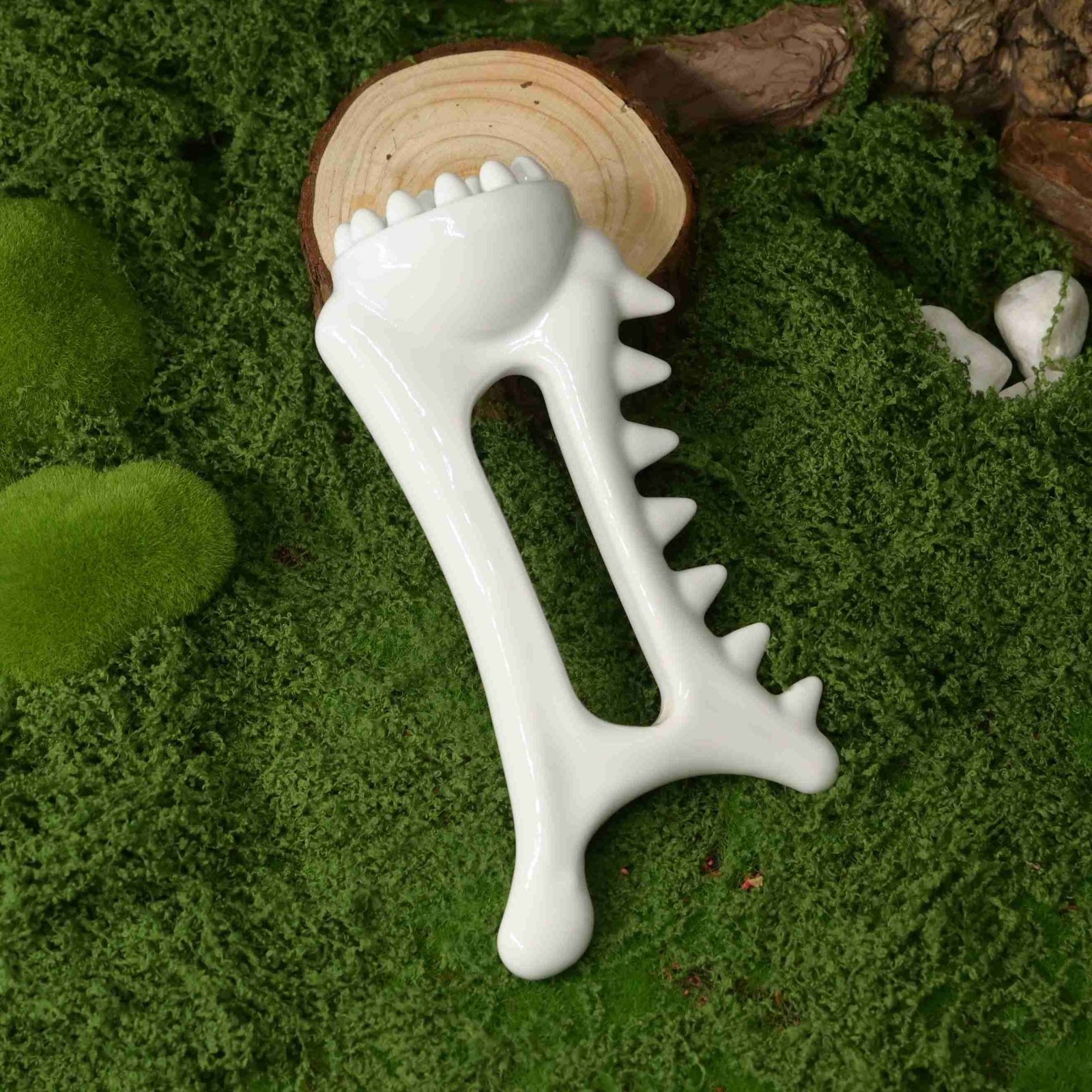 GSK46 Ceramic Sawtooth N-Frame Massager 15 cm view 2
