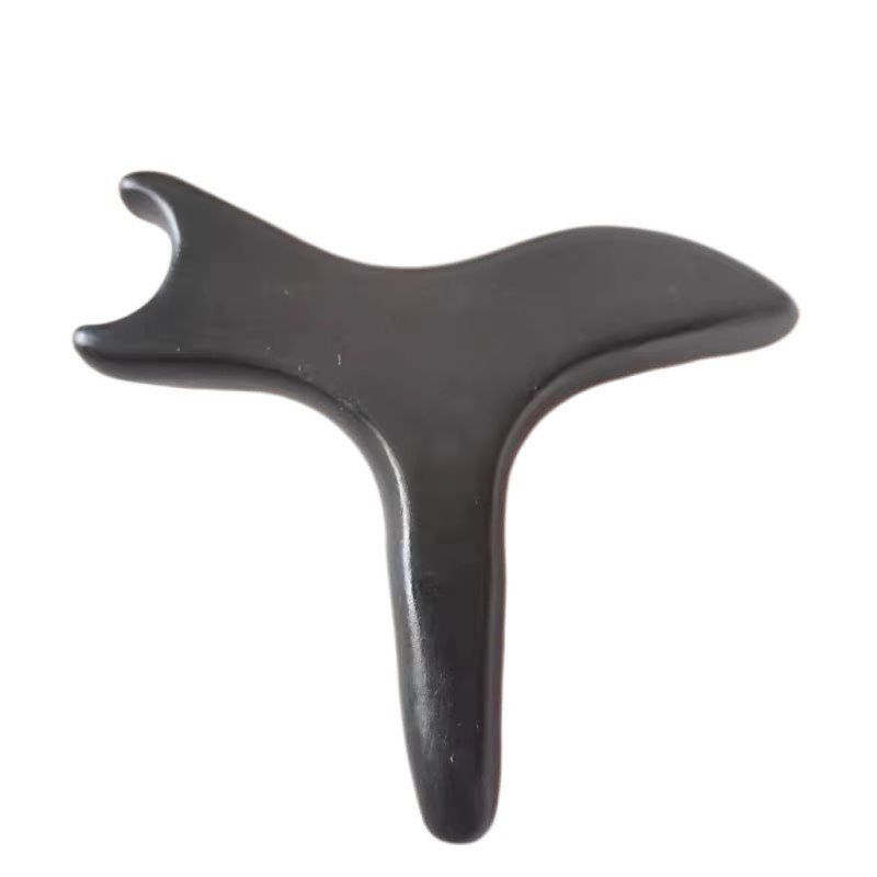 Black Bian Stone Y Shape Body Gua Sha Board Wholesale detail 7