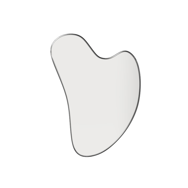 Stainless Steel Heart Gua Sha Board Pointed Tip Facial Massager