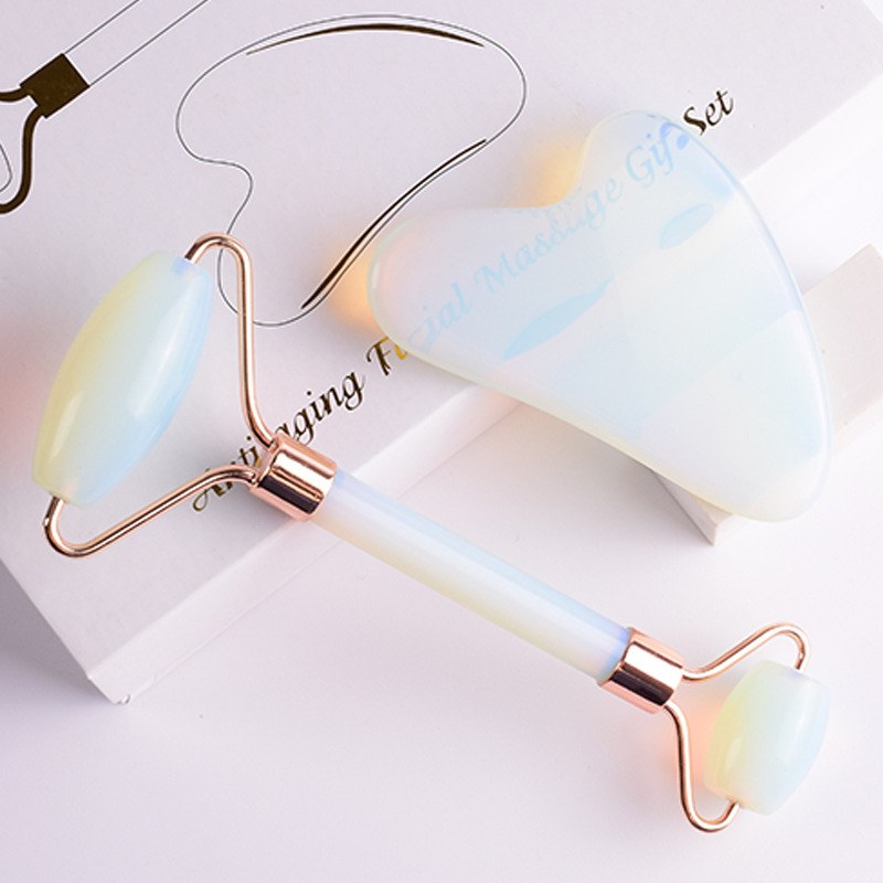 Opalite roller on the printed gift box