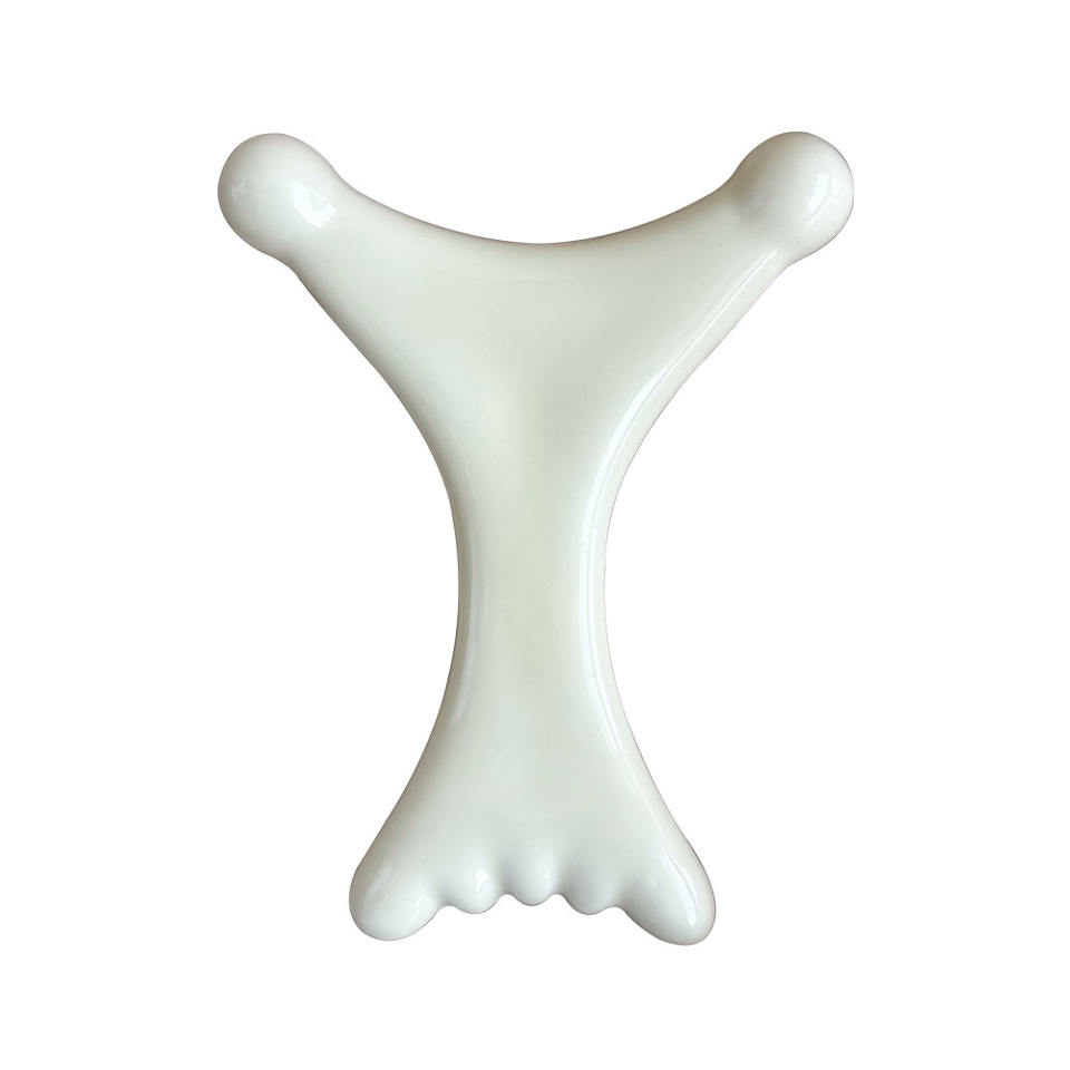 GSK08 Ceramic Butterfly Gua Sha Board view 1