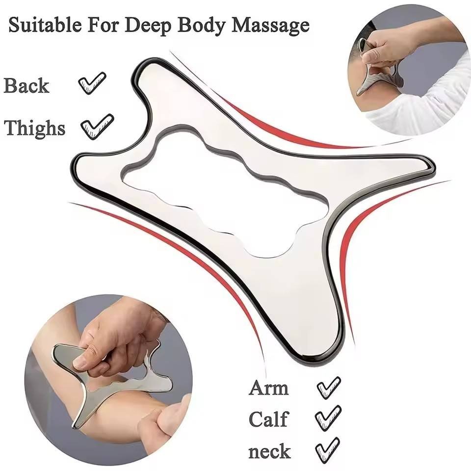 Body Stainless Steel Gua Sha Tool Wholesale from Factory detail 4