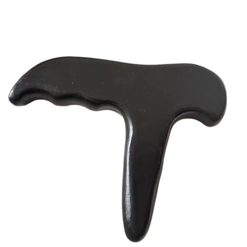 Black Bian Stone Y Shape Body Gua Sha Board Wholesale detail 4