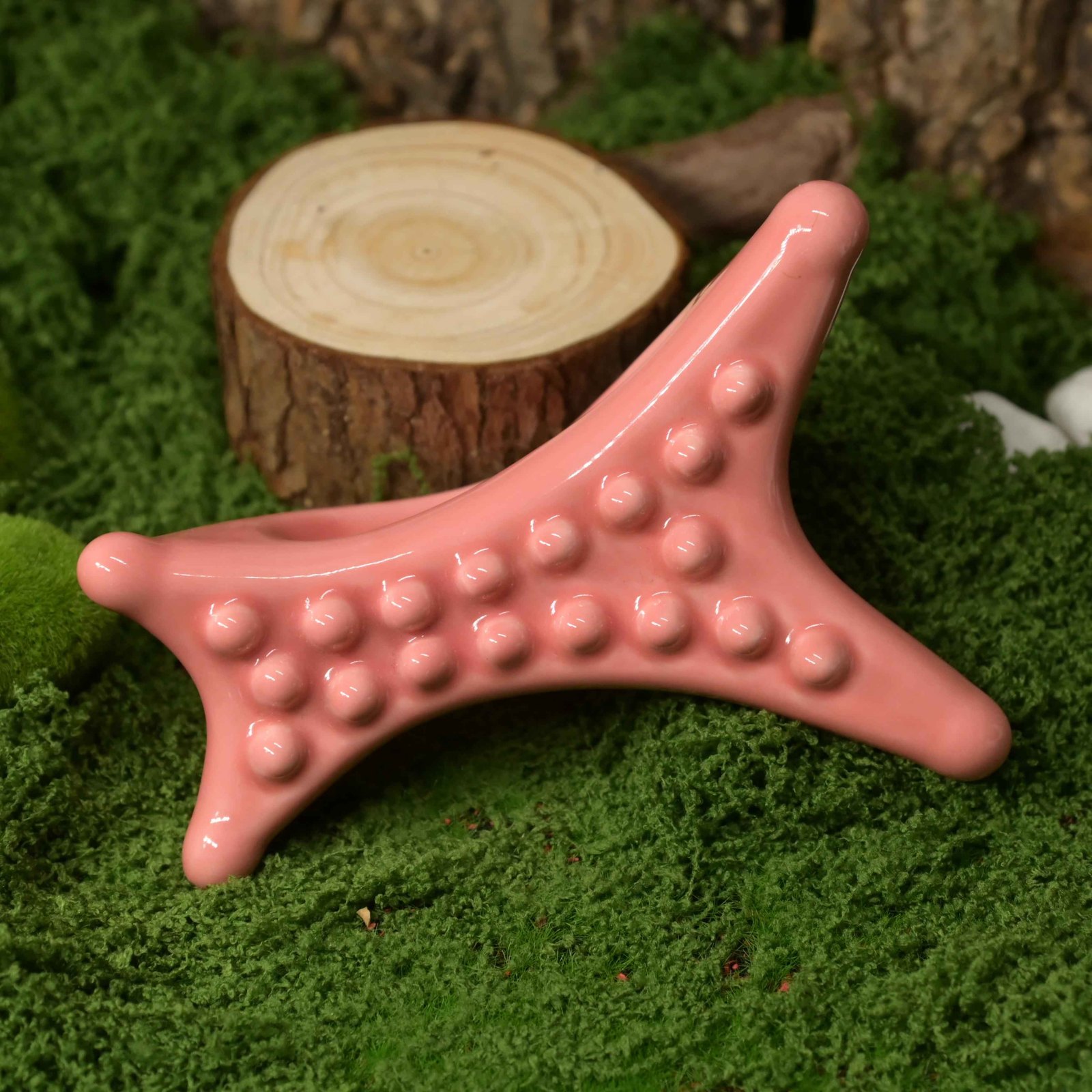 GSK48 Ceramic X-Wing Bubble Massager Pink 12.6 cm view 5