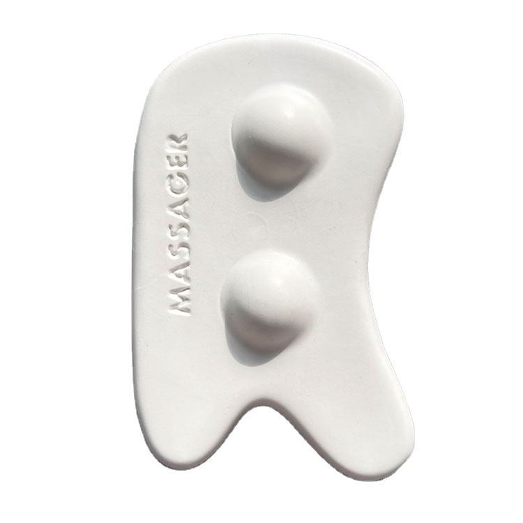 GSK02 Ceramic W-Shape Massage Board with Massage Dots view 1