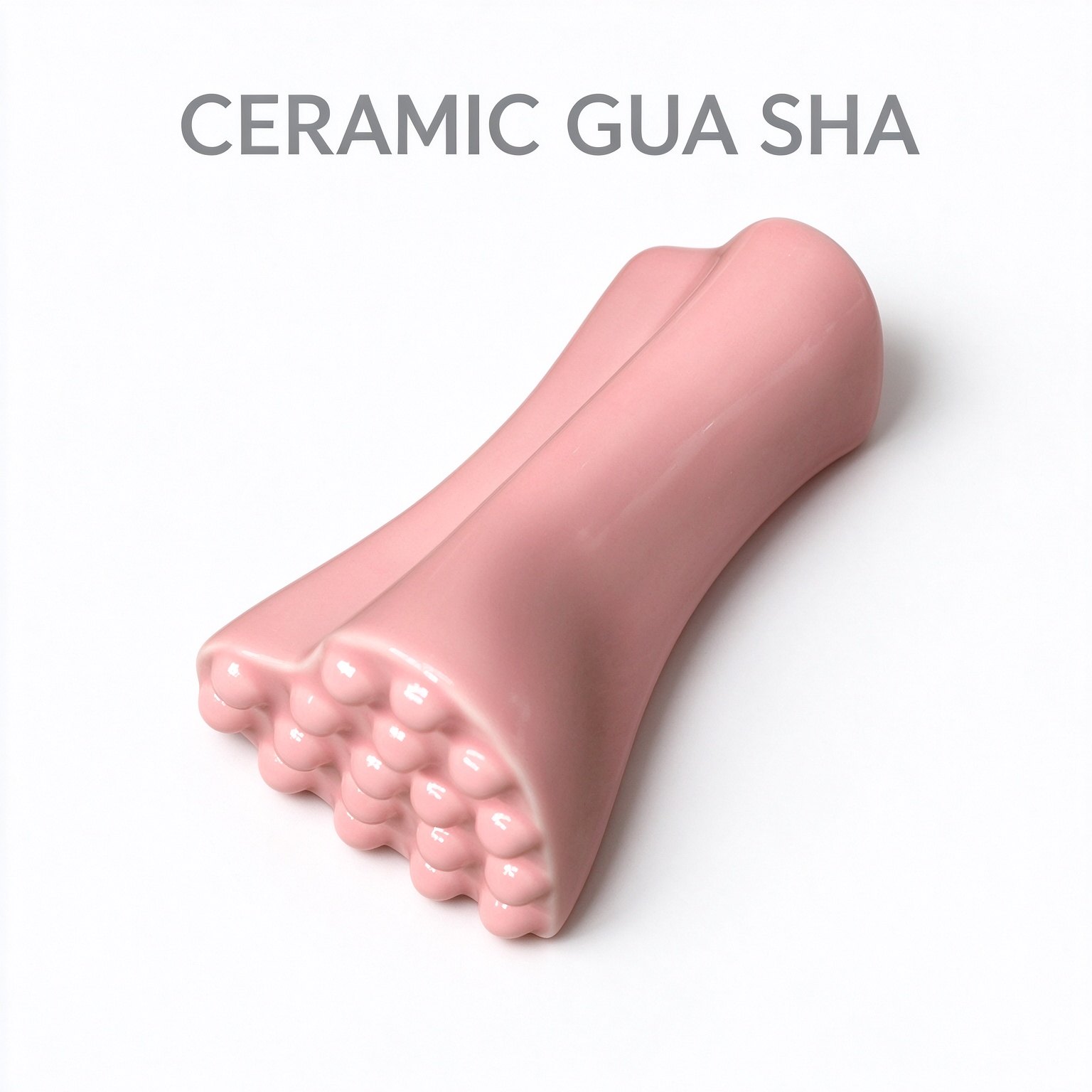 GSK43 Ceramic Heart Bubble Massager Pink 10 cm view 2