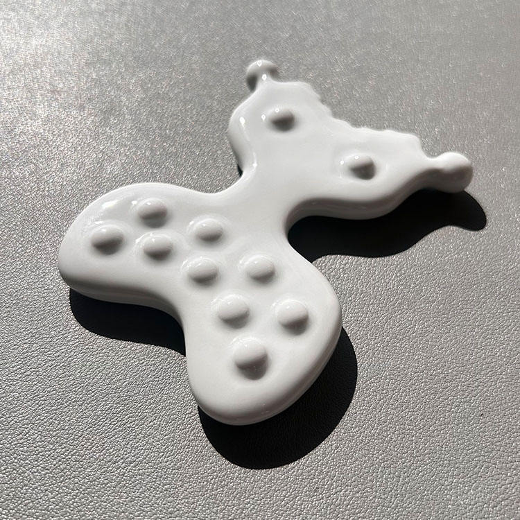 GSK31 Ceramic Butterfly Pearl-Dot Massage Board 10.3 cm view 6