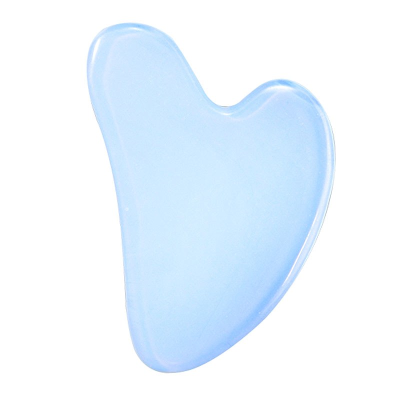 Blue chalcedony butterfly gua sha board