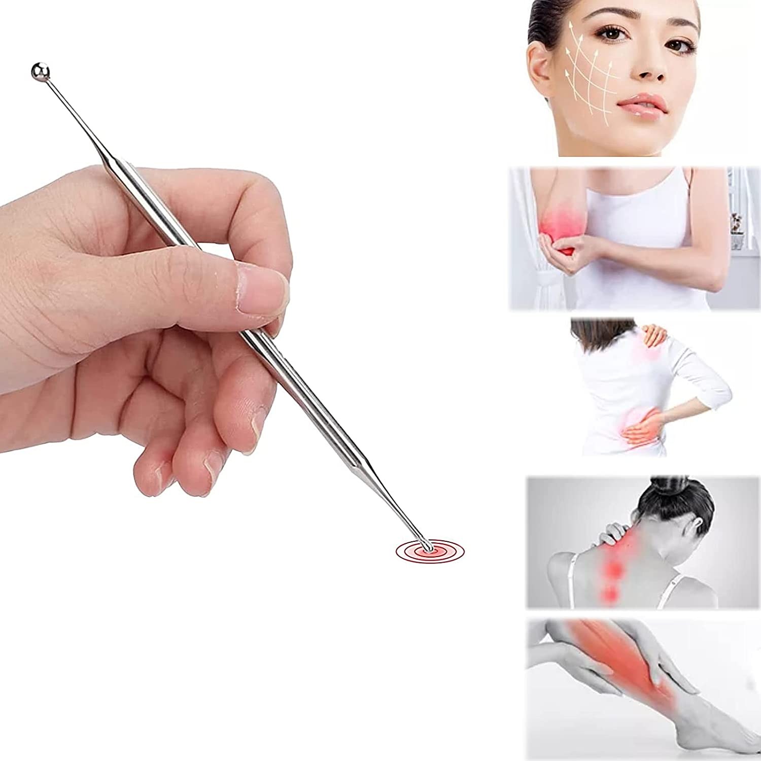 Reflexology pen treatment areas