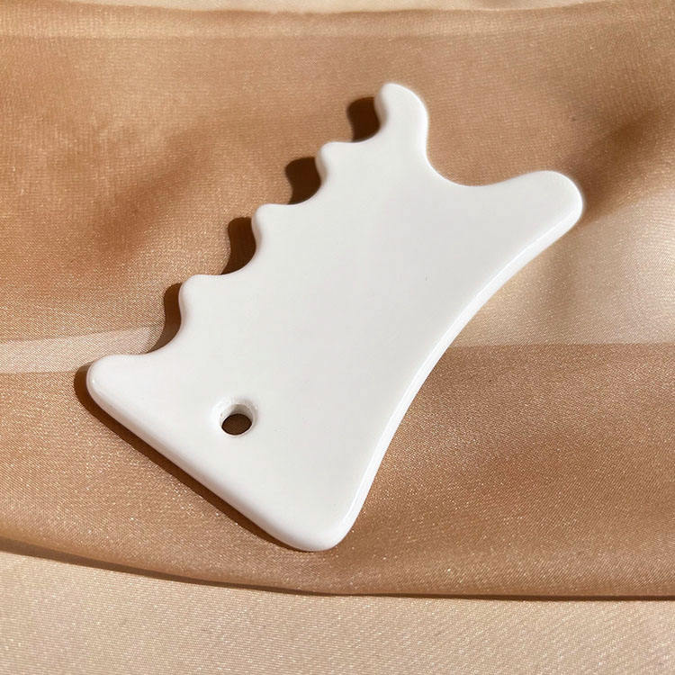 GSK22 Ceramic Rectangle Tooth Board with Hole 8.9 cm view 2