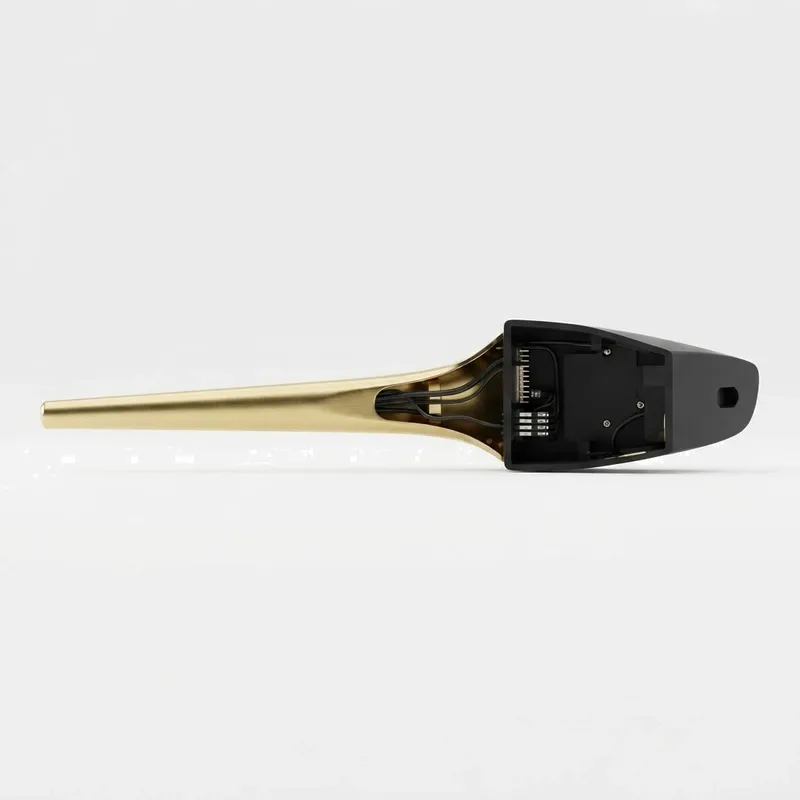 gold hair dye brush