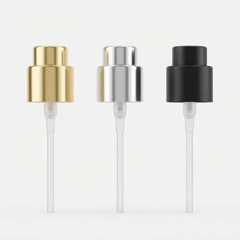 spray pumps gold silver black set