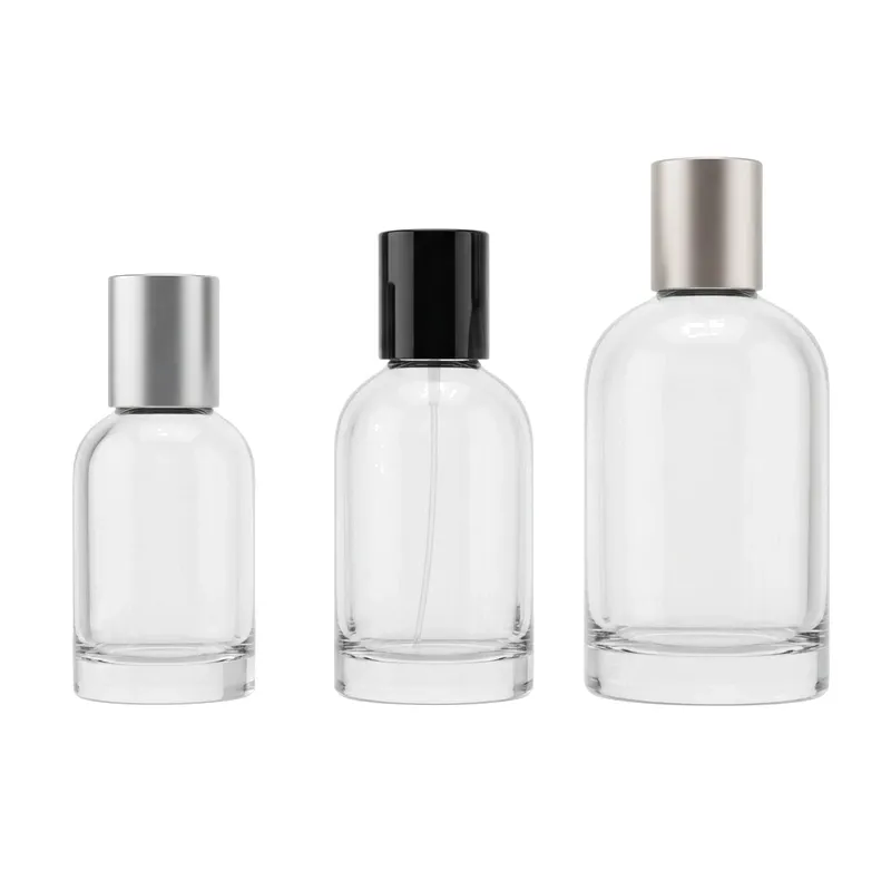 apothecary round glass perfume bottles set