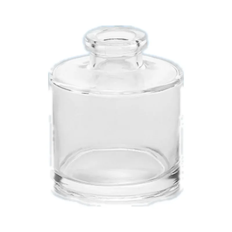 Empty glass reed diffuser bottle, 50ml, with a 14.2mm neck, for fragrance and aroma projects. Available wholesale.