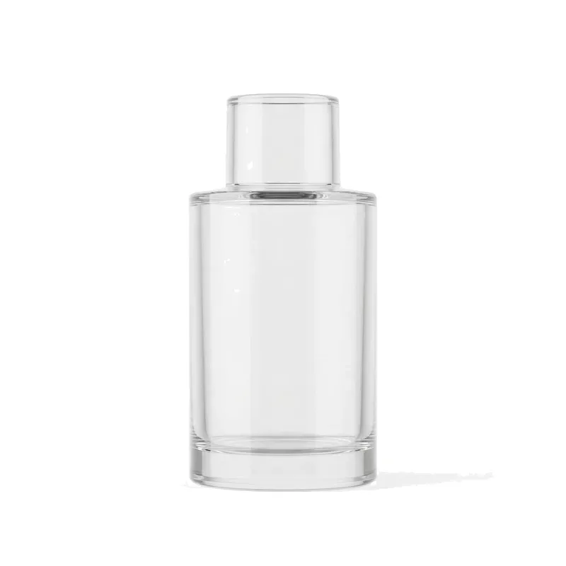 clear glass bottle dropper neck