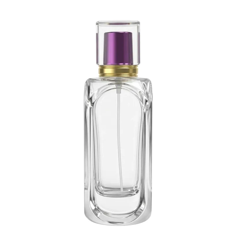 30ml 50ml 100ml Rectangular Clear Glass Perfume Bottle - Wholesale Glass Perfume Bottle Supplier SEALAND Packaging - view 04