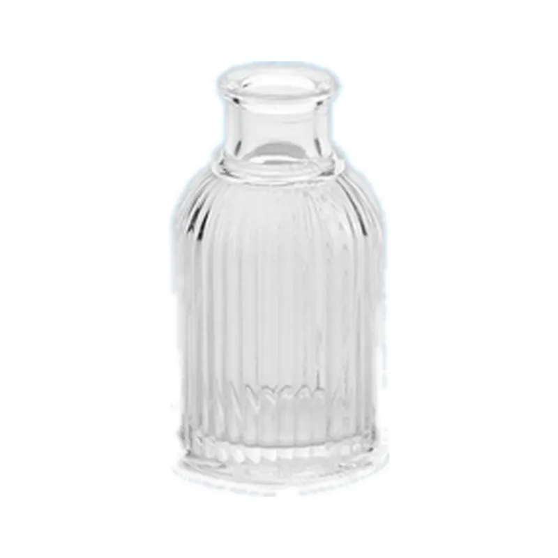 Empty glass reed diffuser bottle, 80ml, with a 18.4mm neck, for fragrance and aroma projects. Available wholesale.