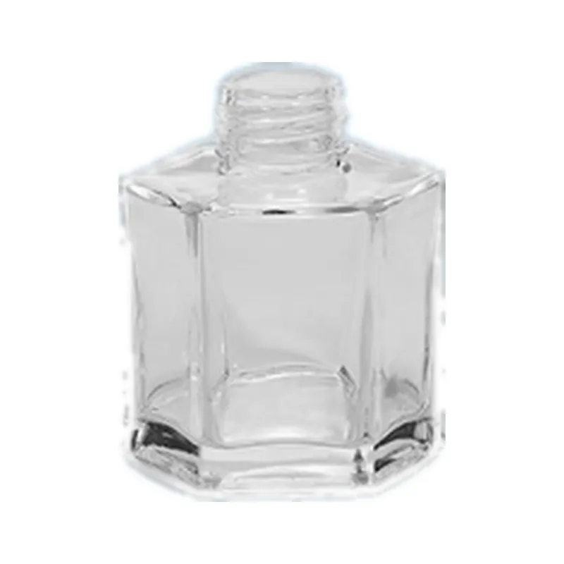 Empty glass reed diffuser bottle, 90ml, with a 17.5mm neck, for fragrance and aroma projects. Available wholesale.