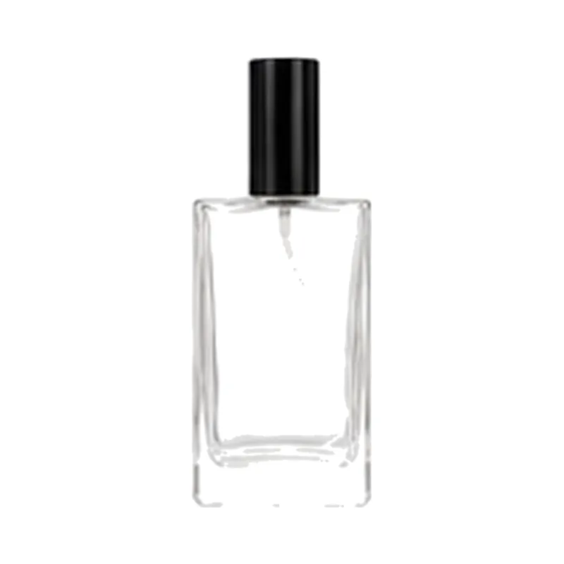 XB354 100ml glass perfume bottle, 18 Screw neck, 121mm H x 61mm W x 31mm D