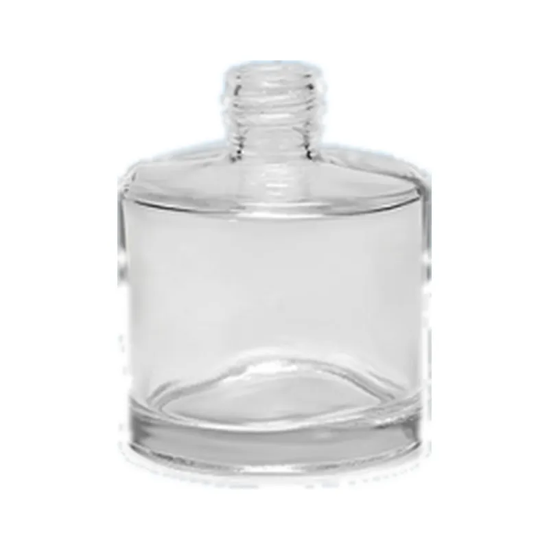 Empty glass reed diffuser bottle, 50ml, with a 10mm neck, for fragrance and aroma projects. Available wholesale.