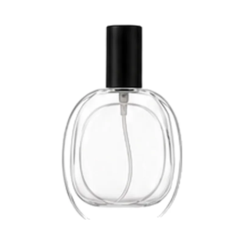 XB318 100ml glass perfume bottle, 18 Screw neck, 134mm H x 80mm W x 31mm D
