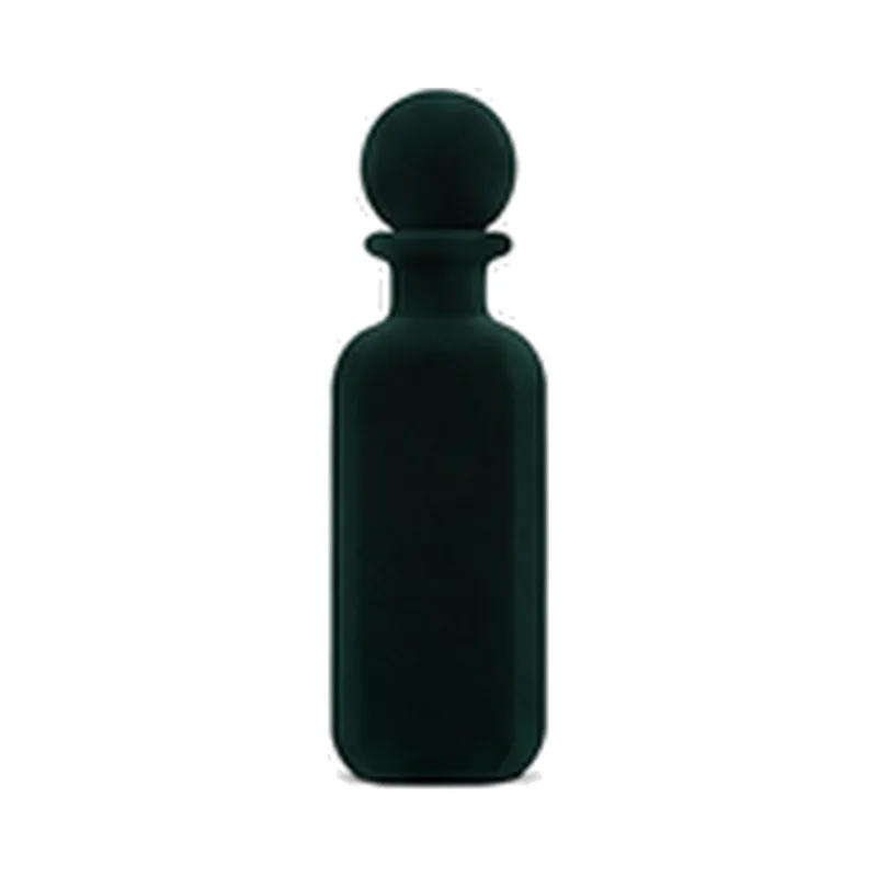 XB371 50ml glass perfume bottle, 15mm Crimp-on neck, 128mm H x 50mm W x 26.1mm D