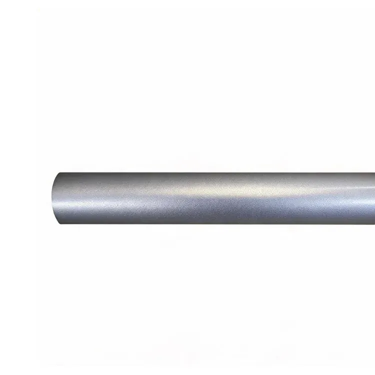 Matte silver coffee-tone hot stamping foil roll on a white background