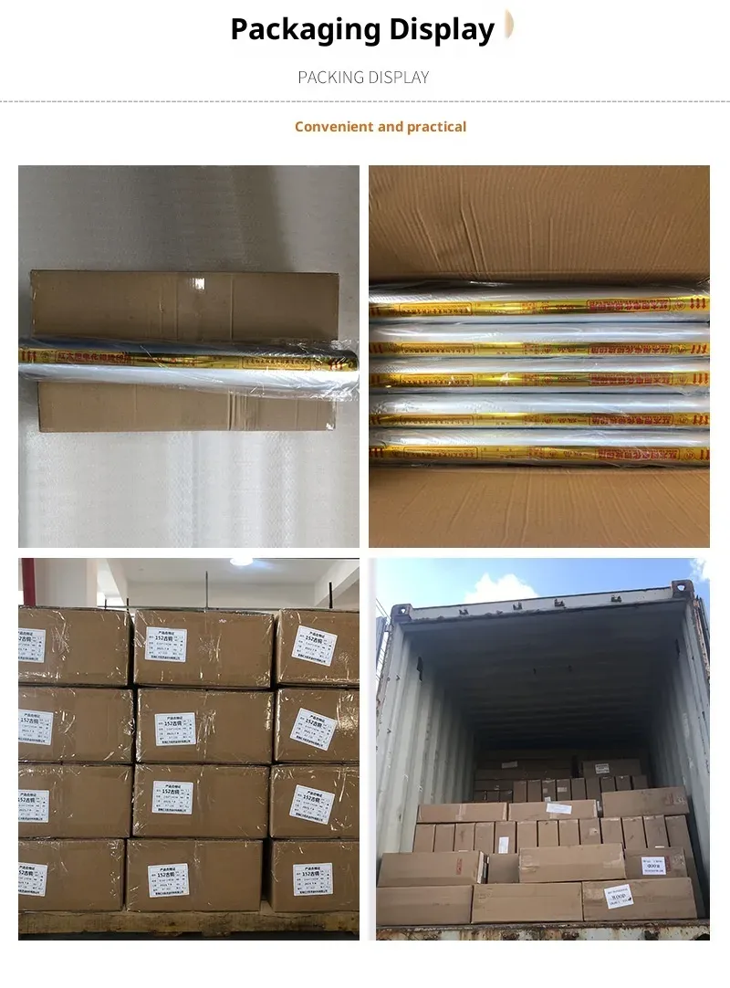 Hot stamping foil rolls packed in cartons and loaded into a shipping container
