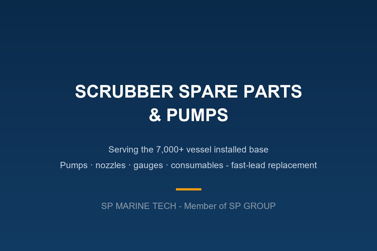 Scrubber spare parts and pumps
