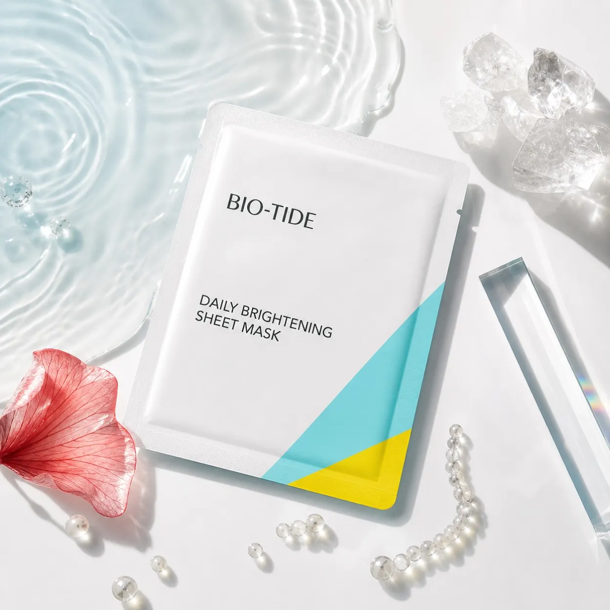 DAILY BRIGHTENING SHEET MASK formula concept