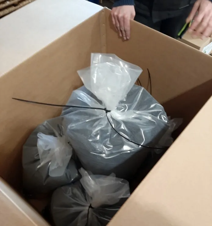 Overseas client-supplied specialty resin arriving at JST Mould for precision T1 trial validation