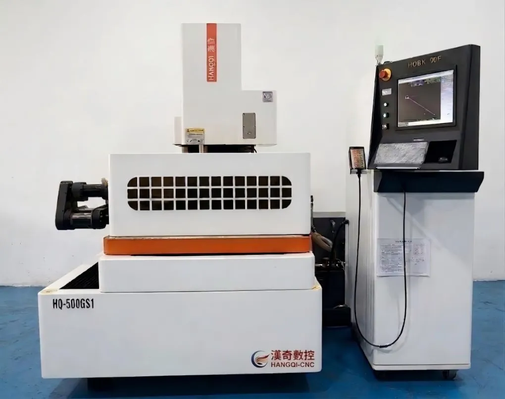 High-precision wire EDM machine at JST Mould for cutting mold cores and inserts with sub-micron accuracy.