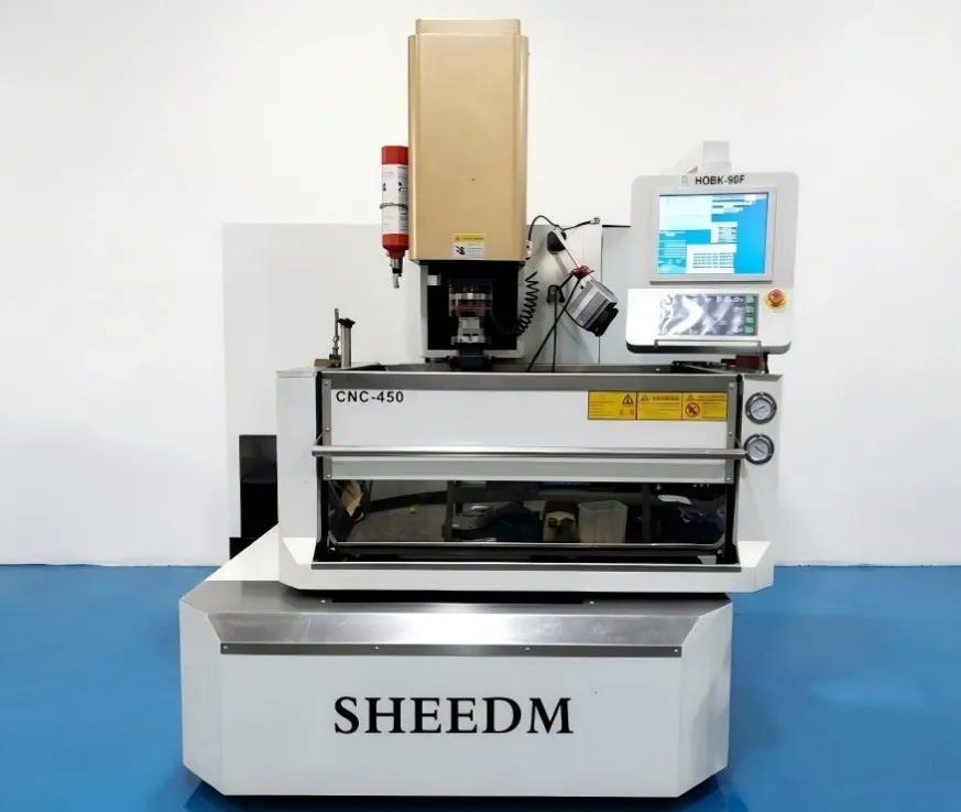 CNC mirror EDM machine at JST Mould for high-precision rib and cavity spark erosion with Ra 0.2um finish.