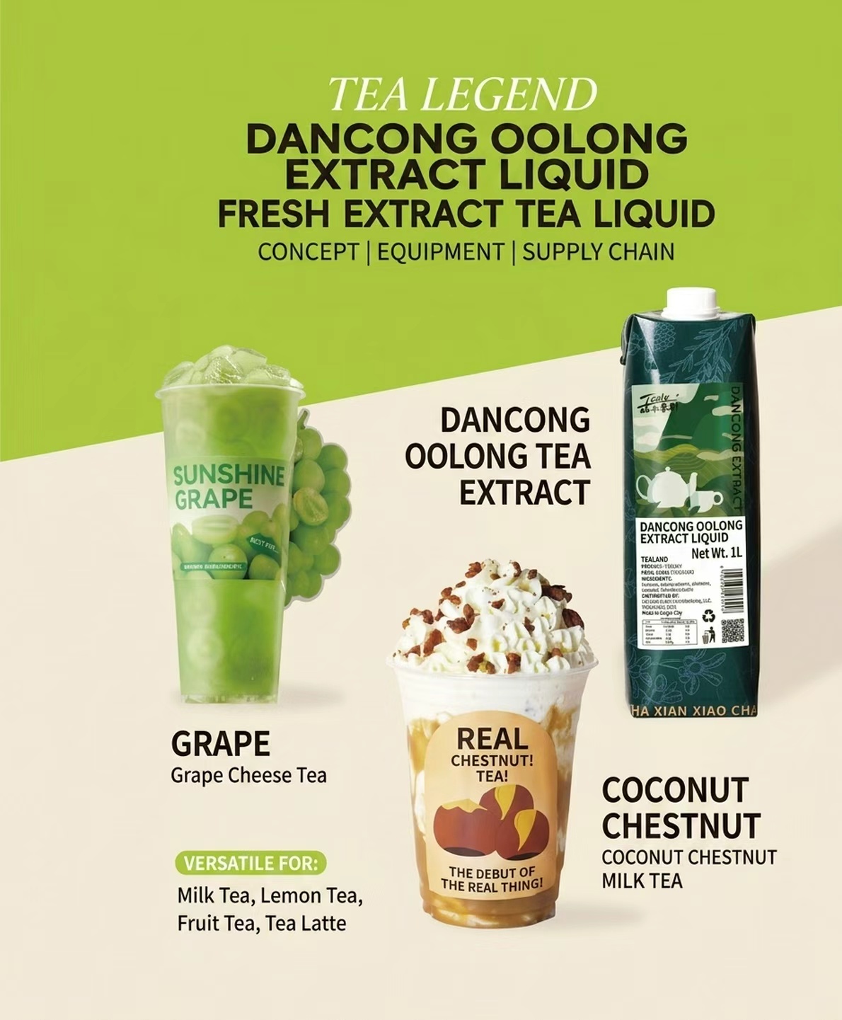 Dancong extract applications sheet