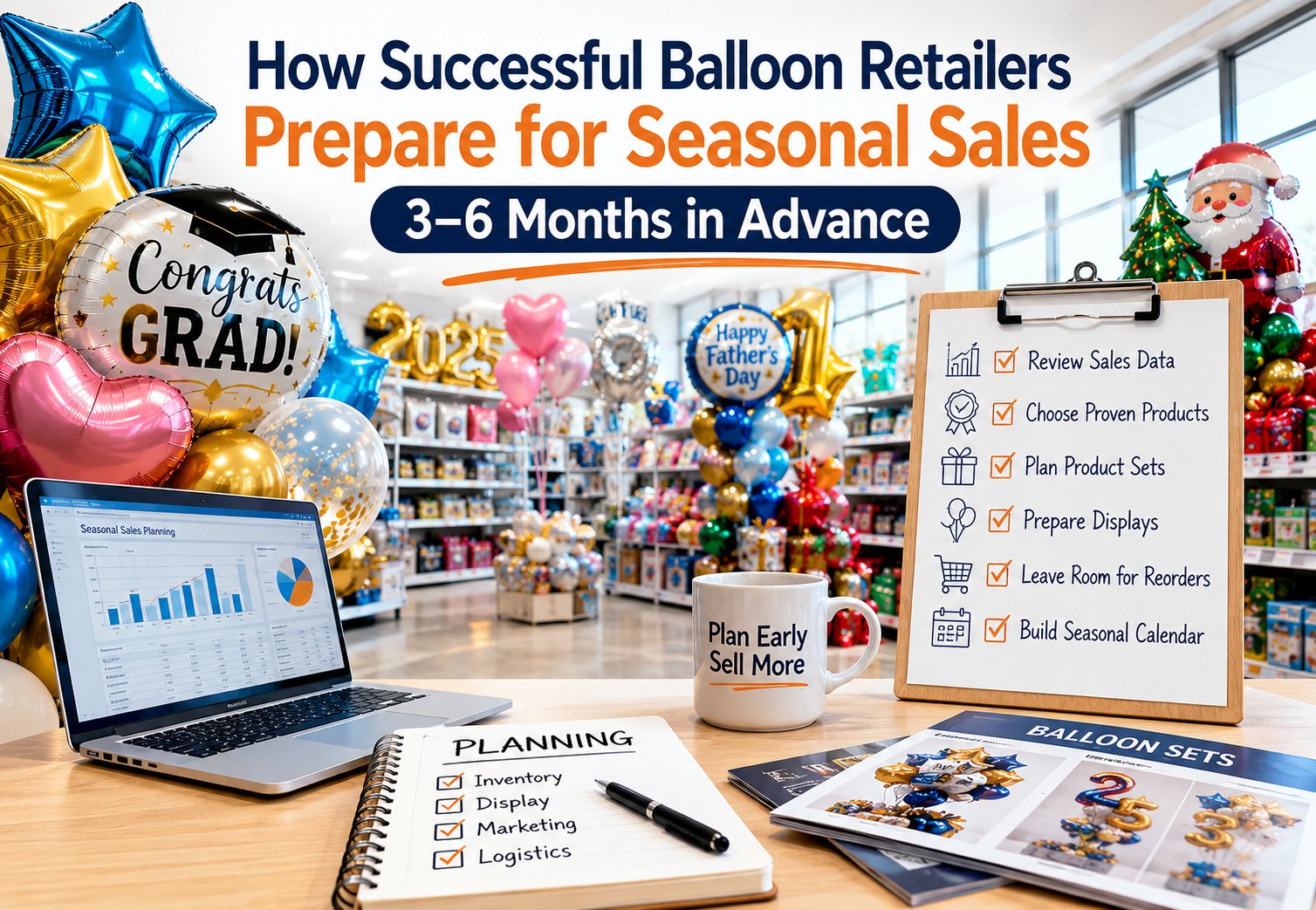 How Successful Balloon Retailers Prepare for Seasonal Sales 3–6 Months in Advance