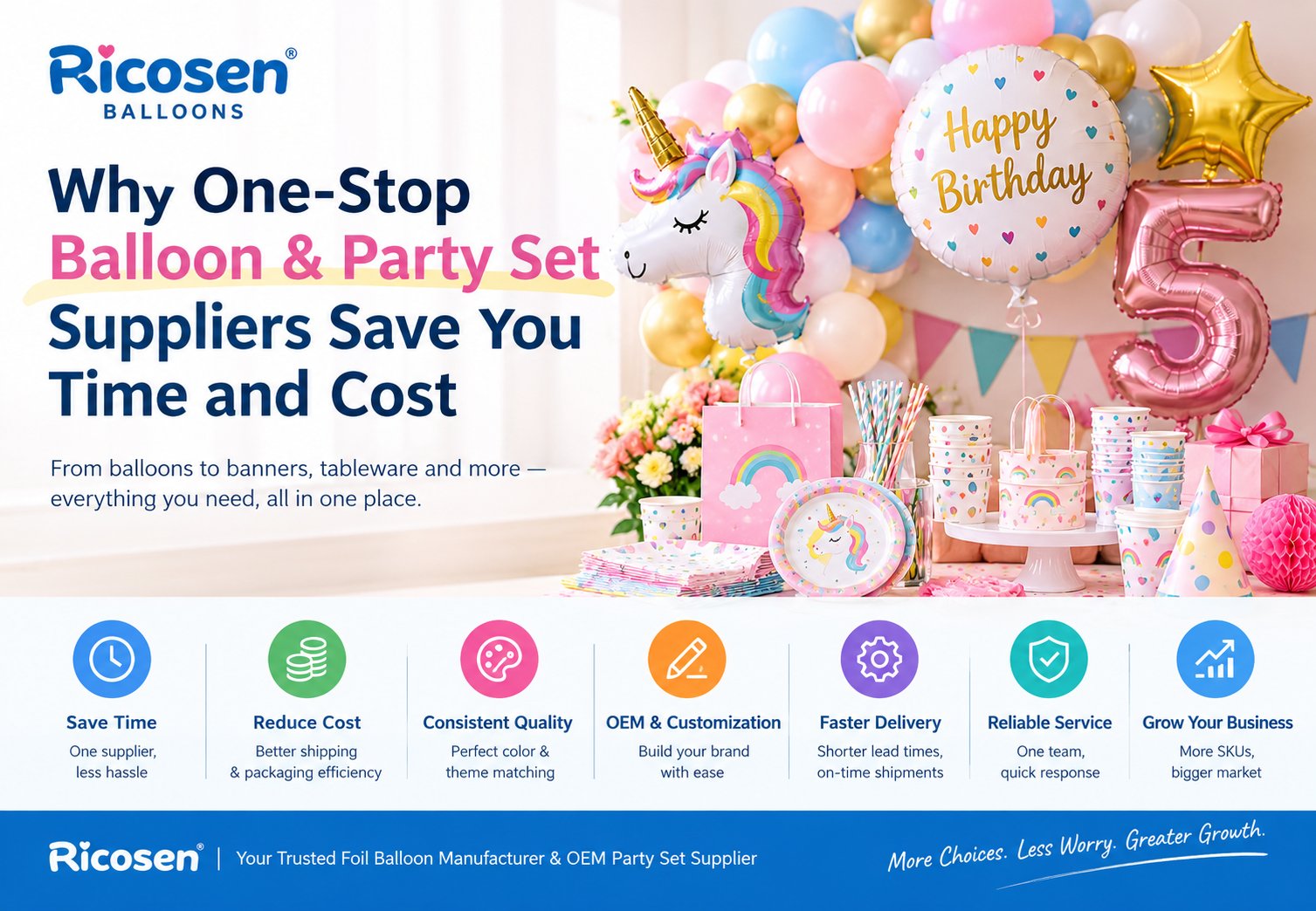 Why One-Stop Balloon & Party Set Suppliers Save You Time and Cost
