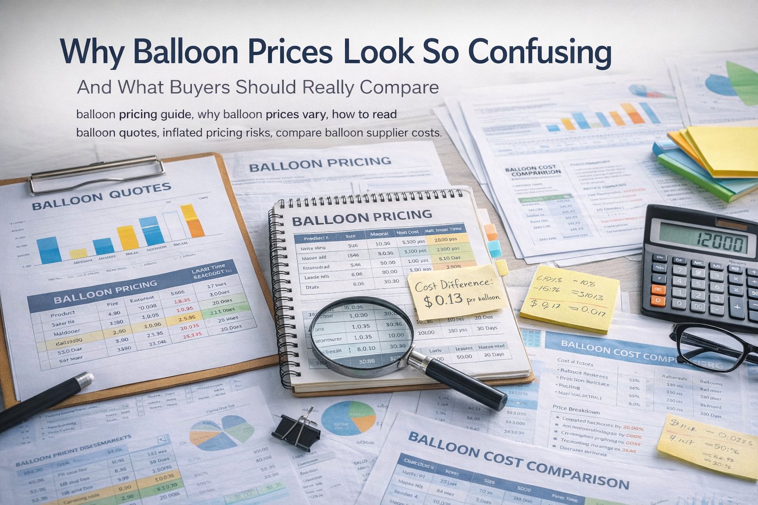 Why Balloon Prices Look So Confusing — And What Buyers Should Really Compare