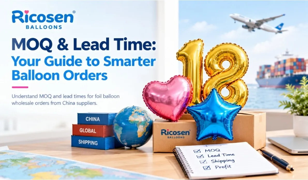 MOQ & Lead Time Your Guide to Smarter Balloon Orders
