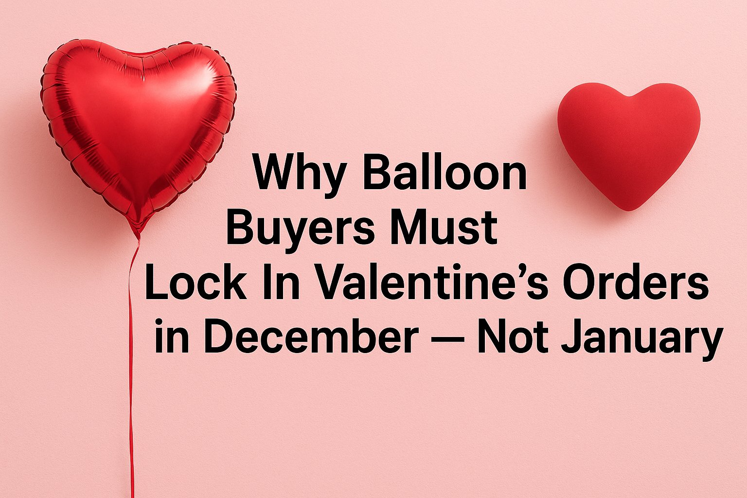 Why Balloon Buyers Must Lock In Valentine’s Orders in December — Not January
