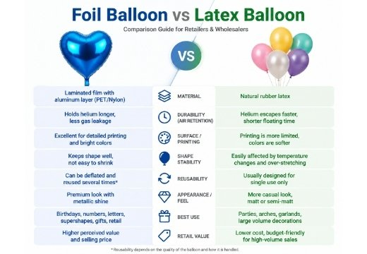 Why Foil Balloons Last Longer Than Latex Balloons: A Durability Comparison Guide
