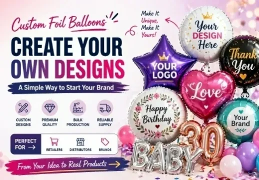 Custom Foil Balloons for Your Brand A Practical Way to Get Started