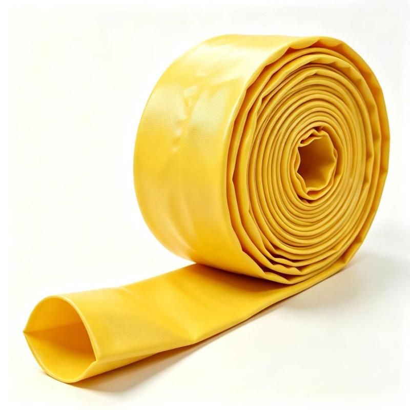 PVC Nano Layflat Hose – Yellow 3 Bar – pvc nano layflat hose manufacture yellow 3bar coupling detail