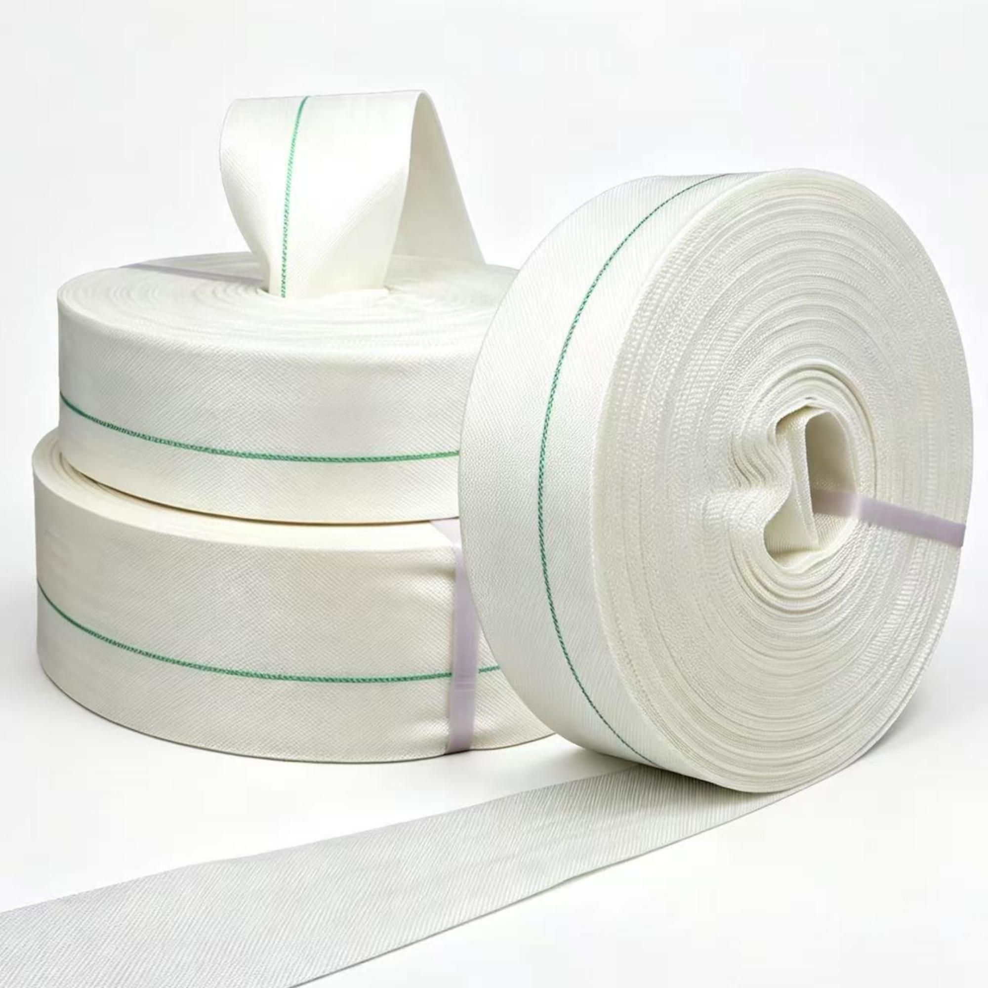 PE Wear-Resistant Woven Layflat Hose – Type 6 – PE wear resistant woven hose manufacture white 6bar main