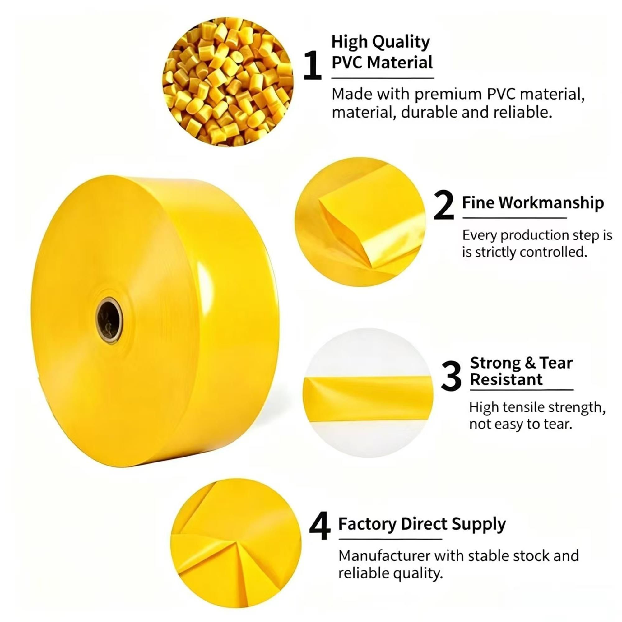 PVC Nano Layflat Hose – Yellow 3 Bar – pvc nano layflat hose manufacture yellow 3bar main