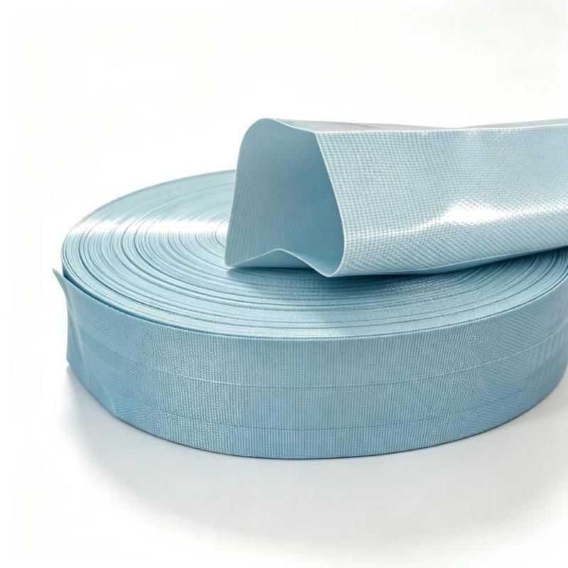 PVC Nano Layflat Hose – Blue 4 Bar — pvc nano layflat hose manufacture blue 4bar coupling detail