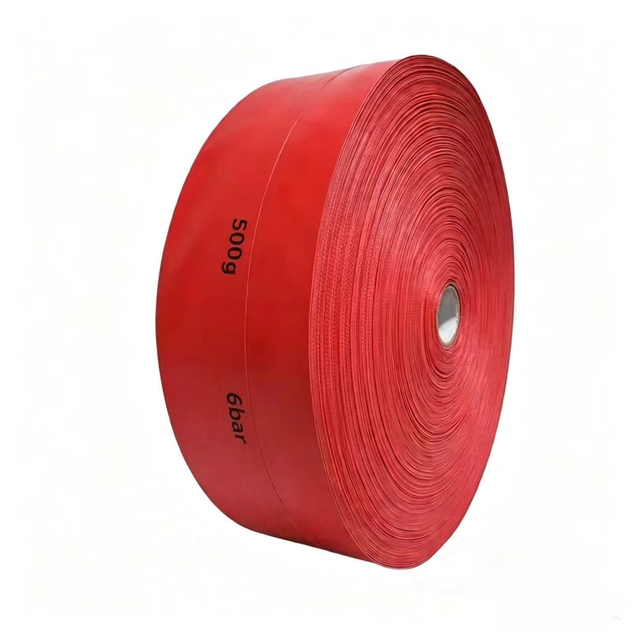 PVC Nano Layflat Hose – Red 6 Bar — pvc nano layflat hose manufacture red 6bar label detail