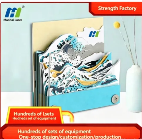 3D Wave Sticky Notes