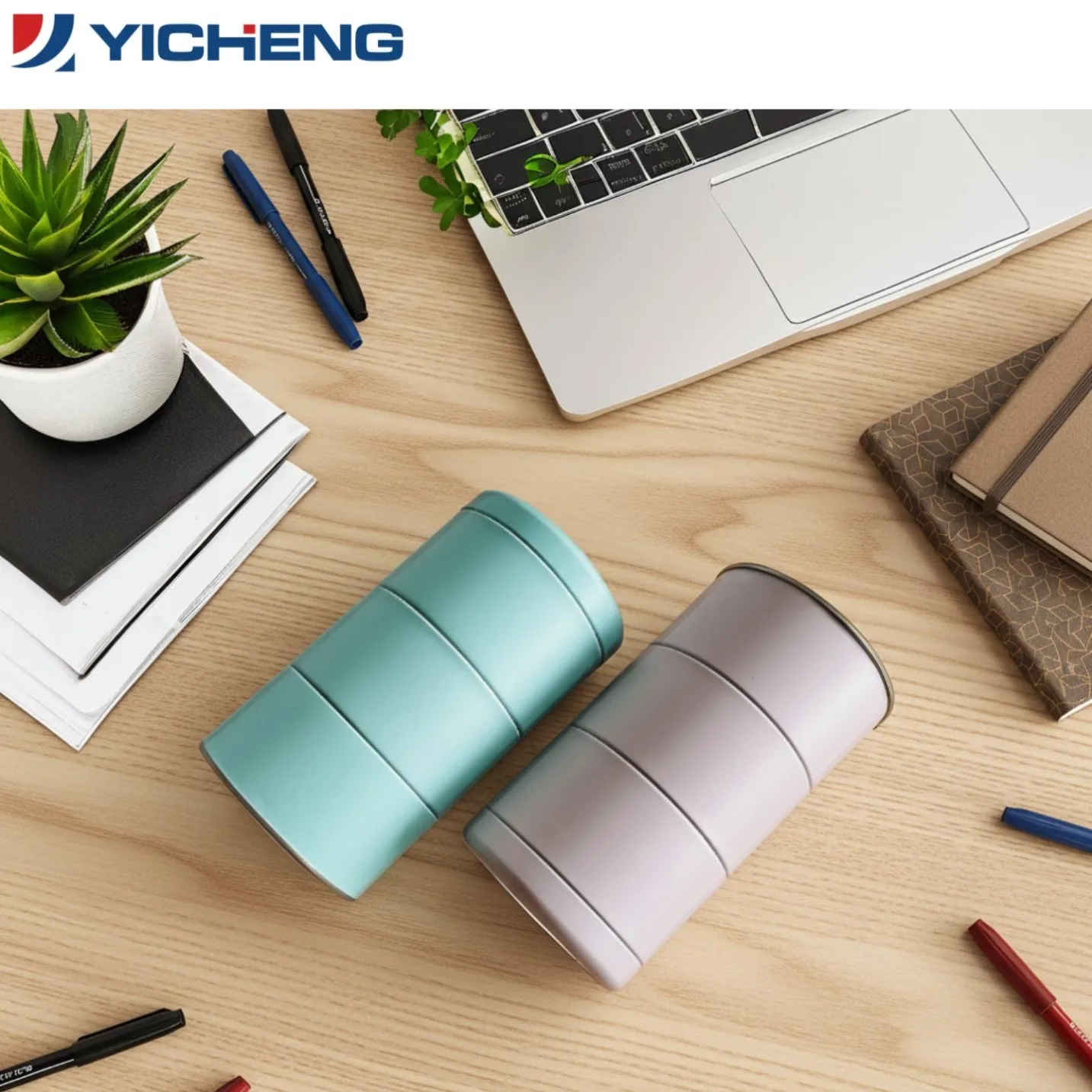 Multi-Layer Cylindrical Tinplate Storage Boxes