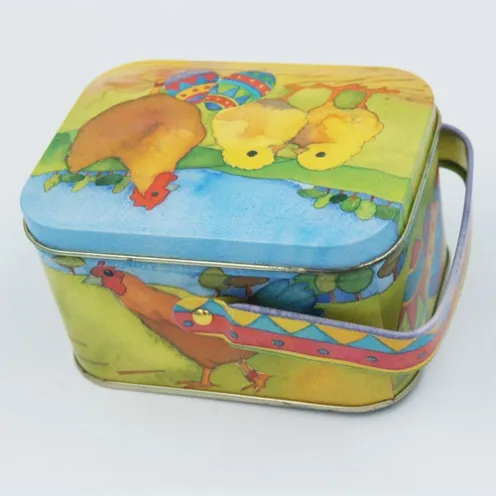 rectangle tin box with handle1