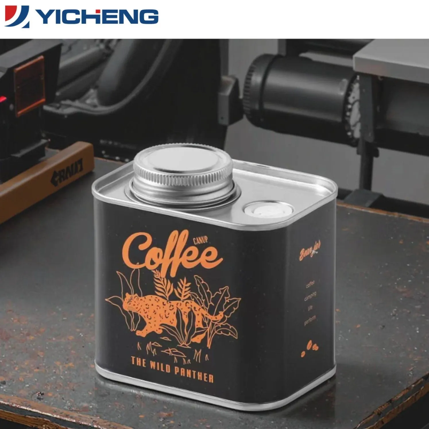 Vintage Airtight Coffee Bean Canister2